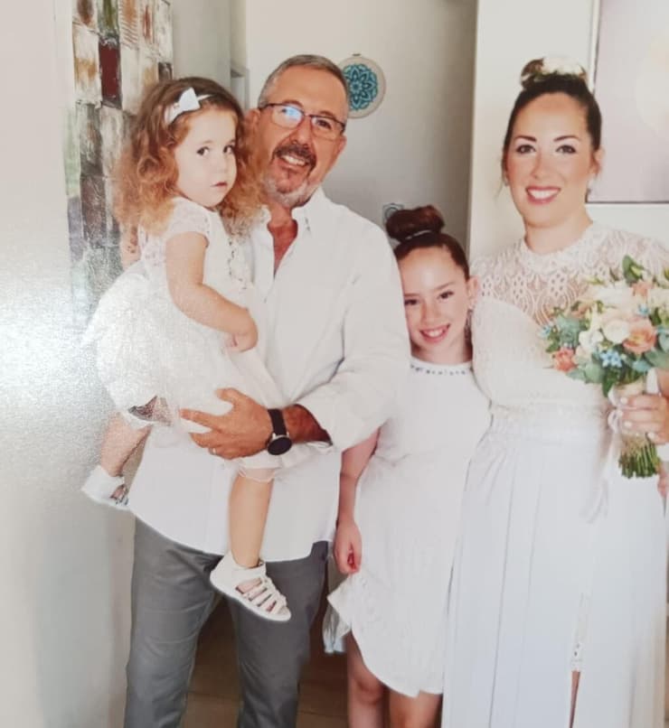 נעמה ורונן ביום חתונתם