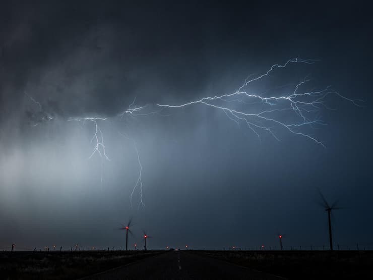 מאות ברקים בדקה. סופות ה- supercell