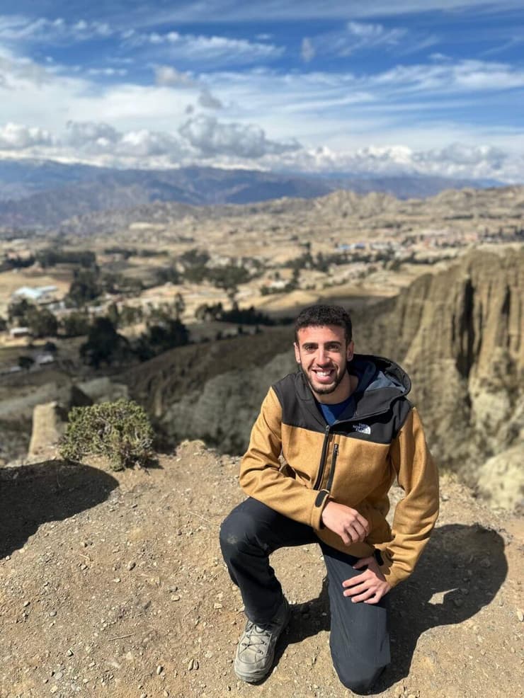 נריה זיסק ז"ל, בטיול אחרי צבא בדרום ומרכז אמריקה (צילום: באדיבות המשפחה) נריה זיסק ז"ל, בטיול אחרי צבא בדרום ומרכז אמריקה