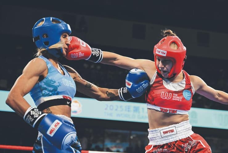 סצ'קוב במשחקי העולם. "אוהבת את הקריירה שלי" (צילום: Xinhua News AgencyGetty Images) יוליה סצ'קוב