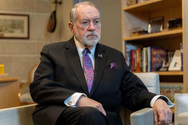 מייק האקבי, שגריר ארה"ב בישראל (צילום: שלו שלום) מייק האקבי, שגריר ארה"ב בישראל