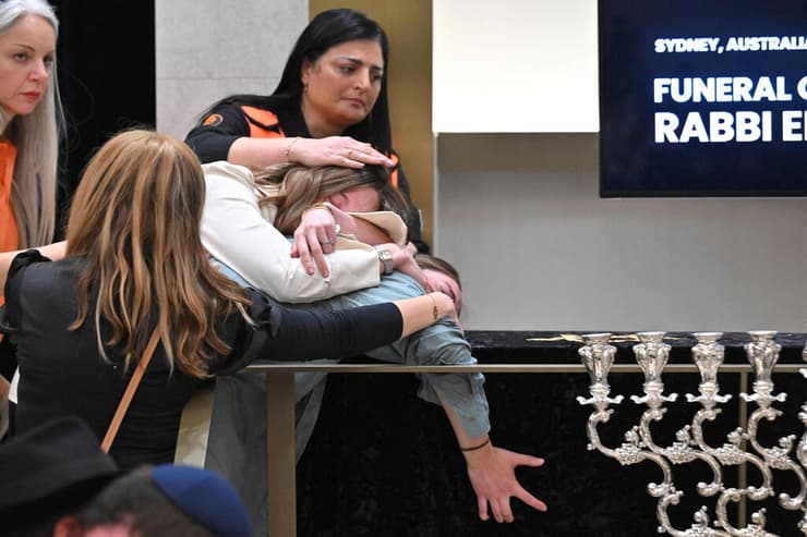 אוסטרליה פיגוע טרור טבח חנוכה סידני הלוויה של אלי שלנגר