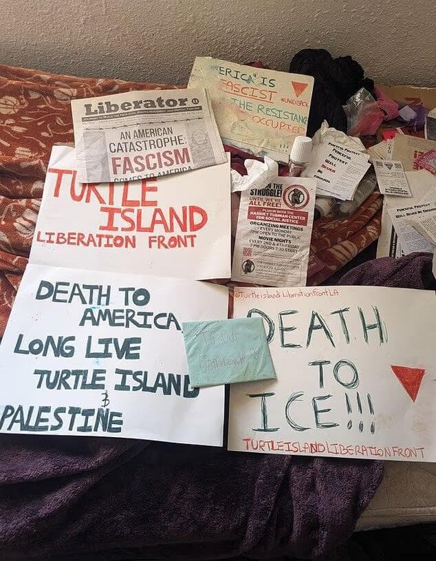 ארה"ב לוס אנג'לס אנשי החזית לשחרור אי הצבים תכננו מתקפת טרור ב ליל השנה החדשה