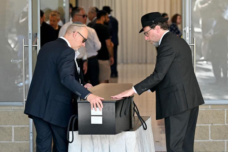 אוסטרליה פיגוע טרור טבח חנוכה סידני הלוויה של יעקב לויטן