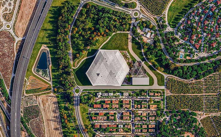 "פרויקט משנה מציאות עבור המועצה". הקמפוס העתידי בקריית טבעון (הדמייה: אנבידיה) “פרויקט משנה מציאות עבור המועצה”. הקמפוס העתידי בקריית טבעון | הדמייה: אנבידיה