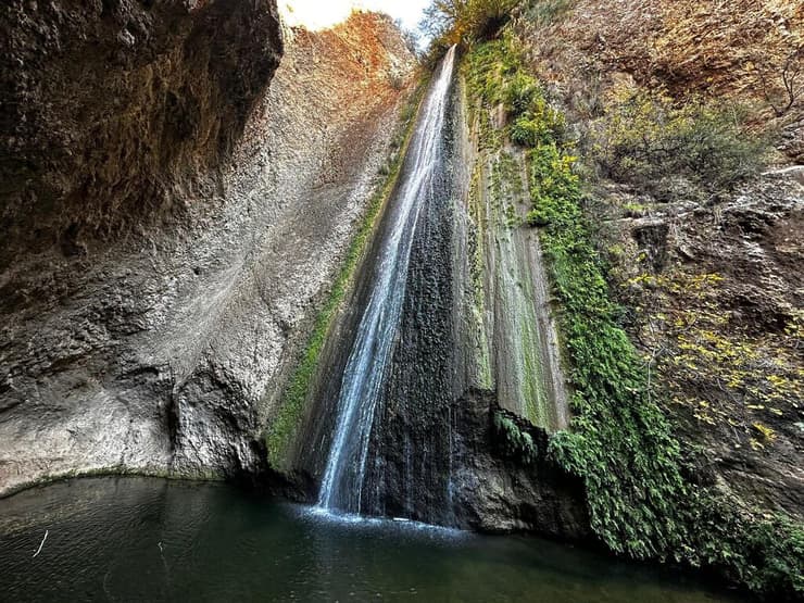 מפל התנור, הבוקר (חסן ג'בר, רשות הטבע והגנים) מפל התנור