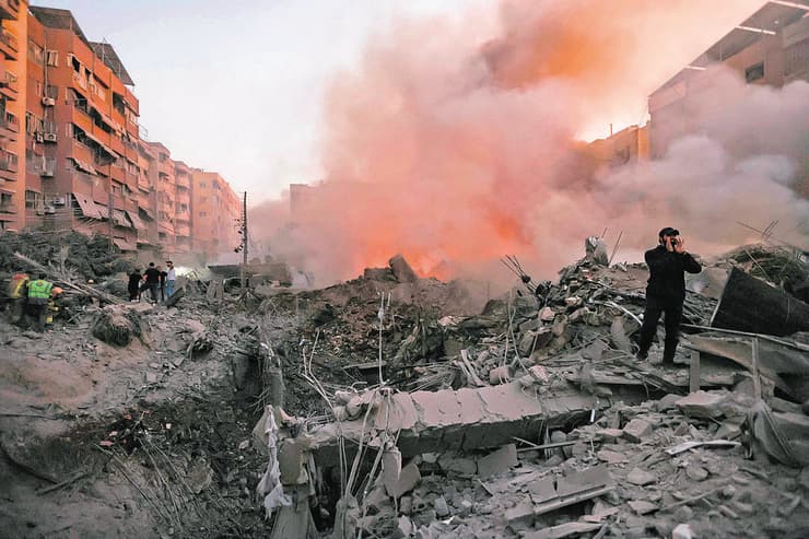 חיסול חסן נסראללה (צילום: Ibrahim Amro/AP) חיסול חסן נסראללה