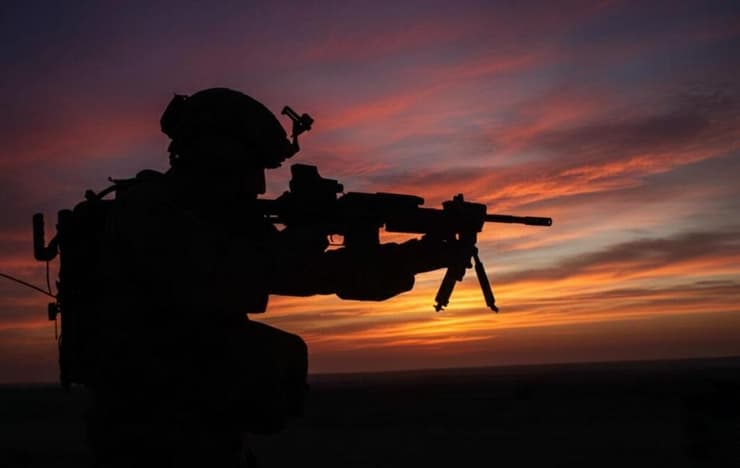 כוחות מילואים בעזה (צילום: דובר צה"ל) פעילות כוחות חטיבת כרמלי במרחב הקו הצהוב