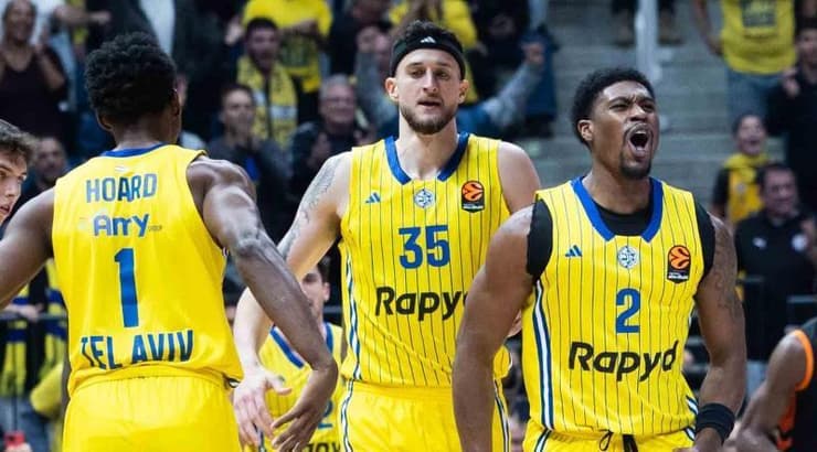 שחקני מכבי תל אביב בטירוף