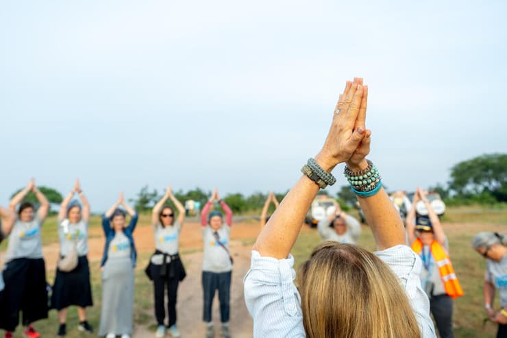 הקסם של המסע טמון בתהליכים שעוברות המשתתפות (צילום: חנה טייב) מסע החוסן של האמהות השכולות באוגנדה