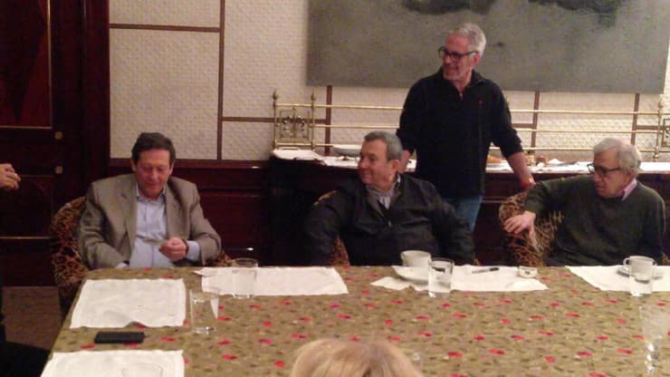 אהוד ברק ליד ג'פרי אפשטיין