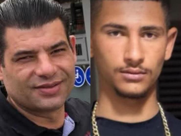 כאלד מחאג'נה ובנו מג'ד שנרצחו בנצרת