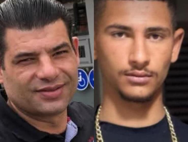 כאלד מחאג'נה ובנו מג'ד שנרצחו בנצרת