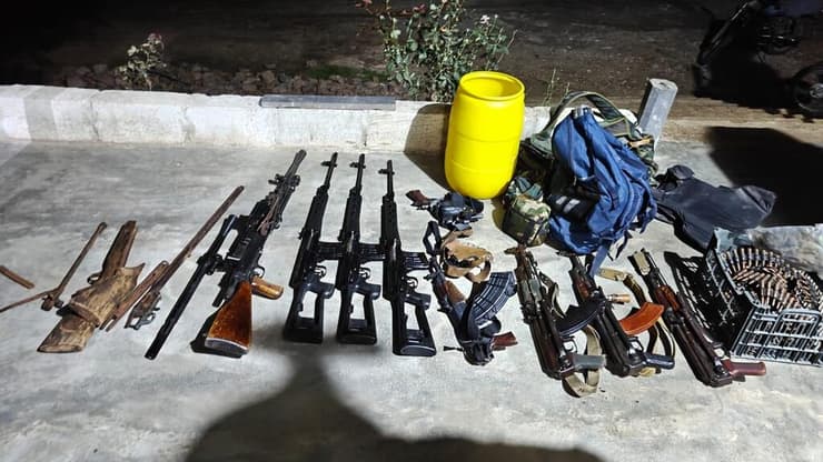 כוחות גדוד 52 החרימו אמצעי לחימה במרחב רפיד בדרום סוריה