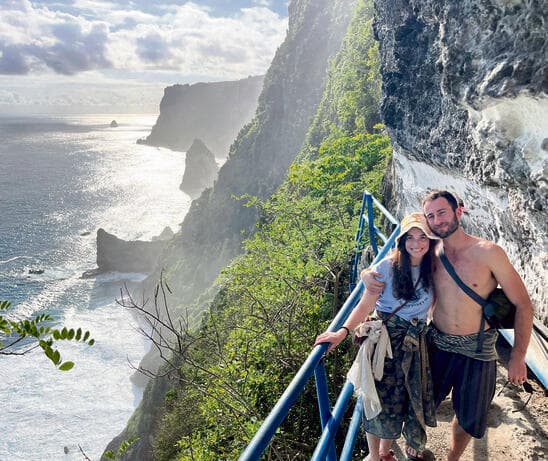 מפלי  Guyangan באי  הסמוך לבאלי,  Nusa Penida