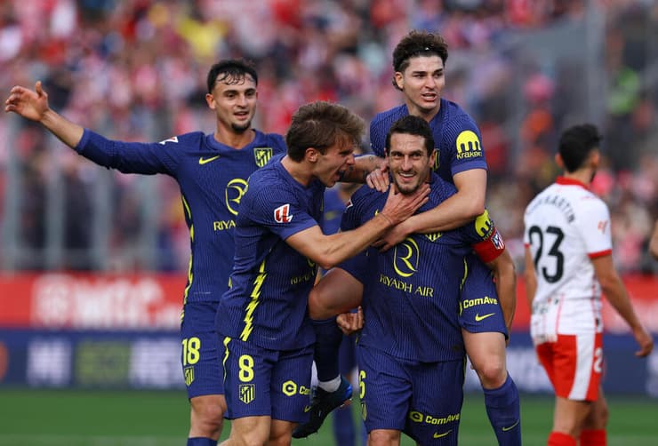 קוקה חוגג שער 50 באתלטיקו מדריד 