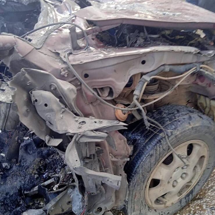 הרכב שהותקף בלבנון