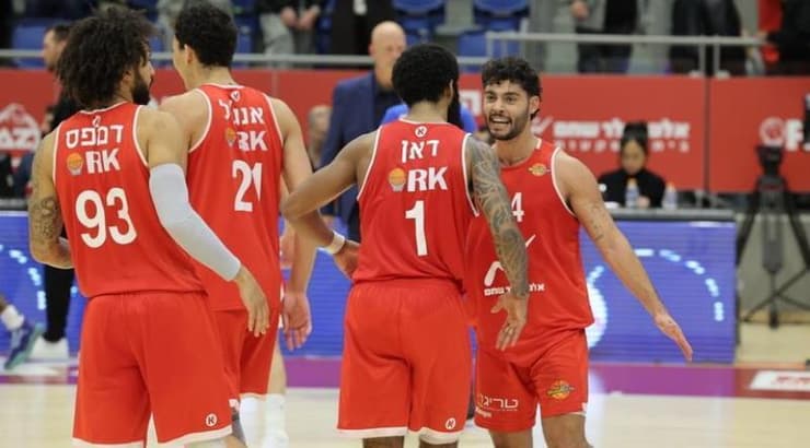 שחקני הפועל ב"ש/דימונה חוגגים