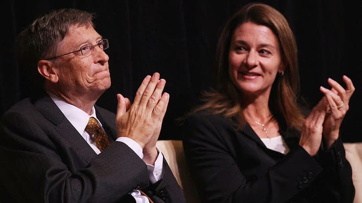 מלינדה וביל גייטס (צילום: Win McNamee/Getty Images) ביל גייטס