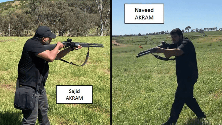 המחבלים מהפיגוע בסידני מתאמנים בירי באוקטובר 2025