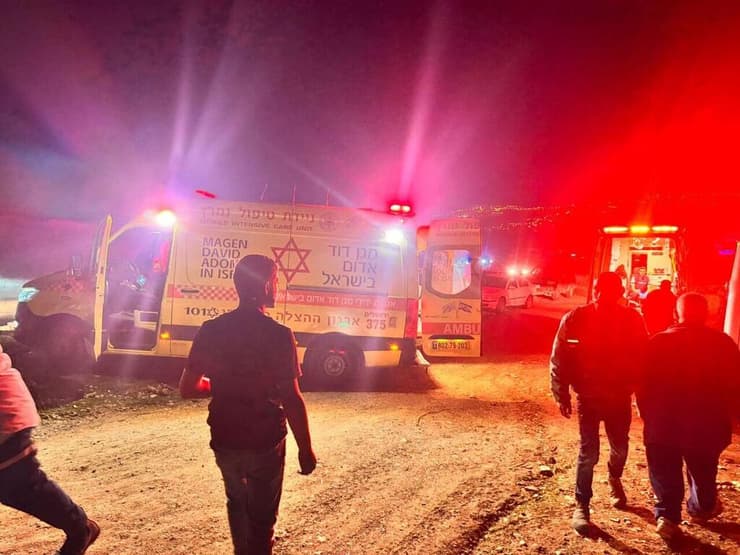 זירת האירוע סמוך לציר 437