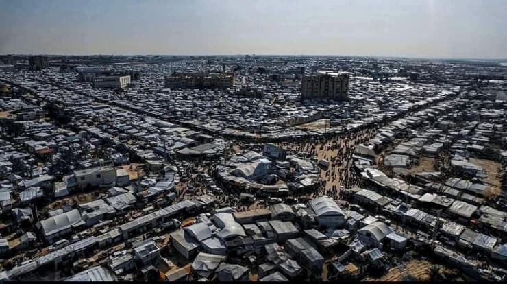 כיכר אל אקצא ברצועת עזה