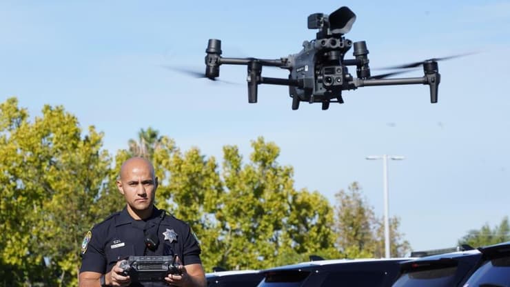 רחפן משטרתי בשימוש משטרת סנטה קלרה