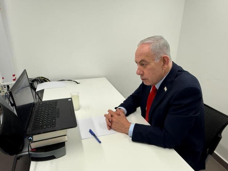 נתניהו בתרגיל הפעלת מערך החירום של בתי החולים זיו ושיבא