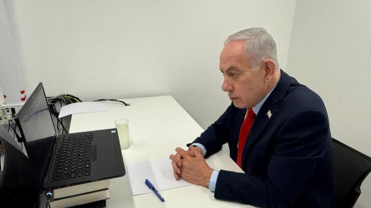 נתניהו בתרגיל הפעלת מערך החירום של בתי החולים זיו ושיבא