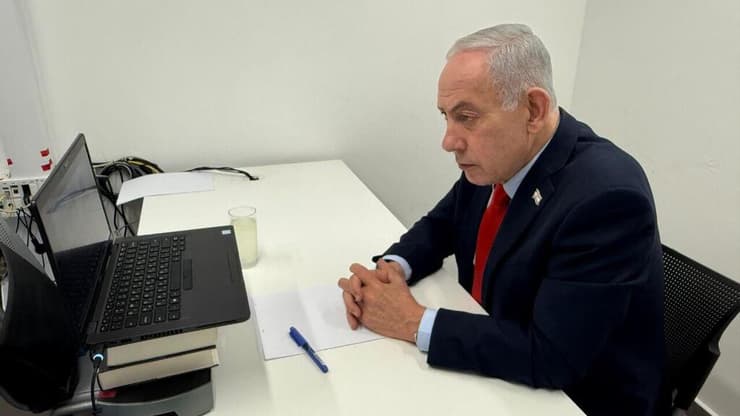 נתניהו בתרגיל הפעלת מערך החירום של בתי החולים זיו ושיבא