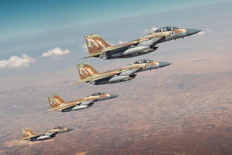מטוסי חיל האוויר בדרך לתקיפה באיראן