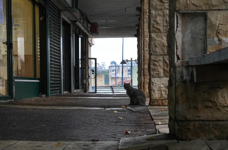 רחובות ריקים בקריית שמונה