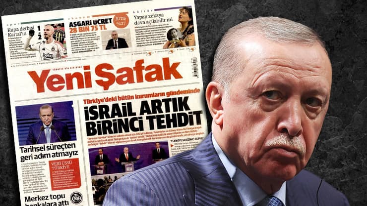 העיתון הטורקי יני שאפאק, שמשמש שופר של הנשיא ארדואן, כינה את ישראל "איום מספר 1"