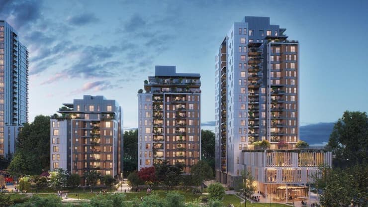 הדמיית מיזם פינוי בינוי בשכונת וויצמן בהרצליה