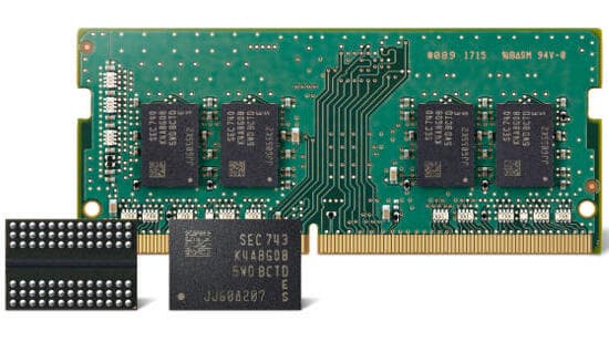 זיכרון DRAM בטכנולוגיית 10 ננומטר של סמסונג