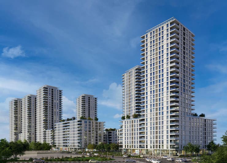 הדמיית פרויקט השכרה ארוכת טווח בתל השומר