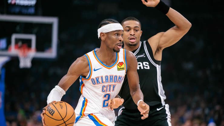 שחקן אוקלהומה סיטי שיי גילג'ס אלכסנדר