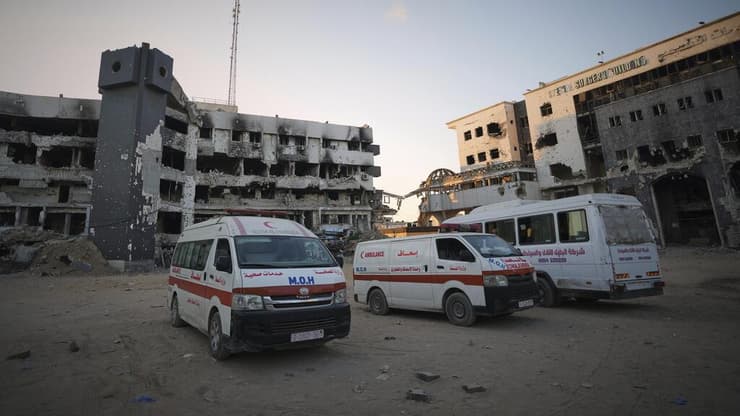 בית החולים שיפא אחרי שנפגע במלחמה