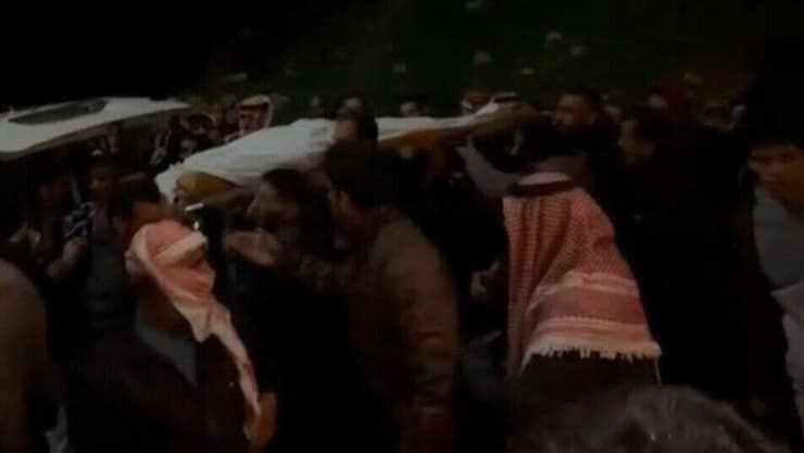 הלווייתו של המחבל מהפיגוע במעבר אלנבי