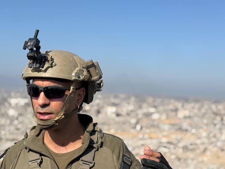 אל"מ משיח, מפקד החטיבה הצפונית. "הוא אמר 'לא הסרנו את האיום, לא הגענו ליעדים שהוצבו'" (צילום: רוני גרין שאולוב) עמרי משיח מפקד החטיבה הצפונית