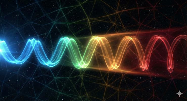 התעייפות האור: הפוטון חווה "מתיחה" מבנית ככל שהוא עובר מרחק רב יותר בסריג, מה שמסביר את ההיסט לאדום ללא צורך בהתפשטות היקום