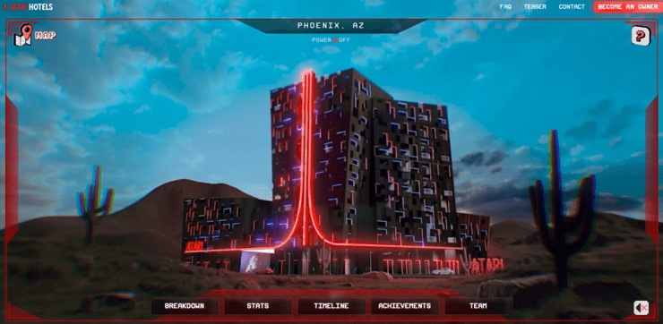 האתר האולטרה מגניב של פרויקט מלון אטארי