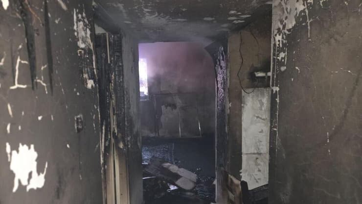 שריפה בבית אבות בקריית חיים 