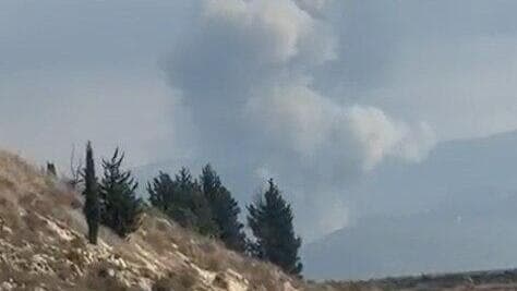  תקיפות באזור אל-הרמל בלבנון (אל-בקאע)