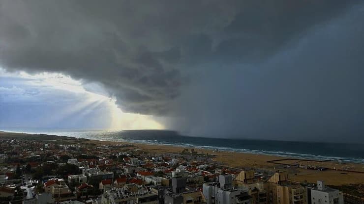 מזג אוויר חורפי באשדוד