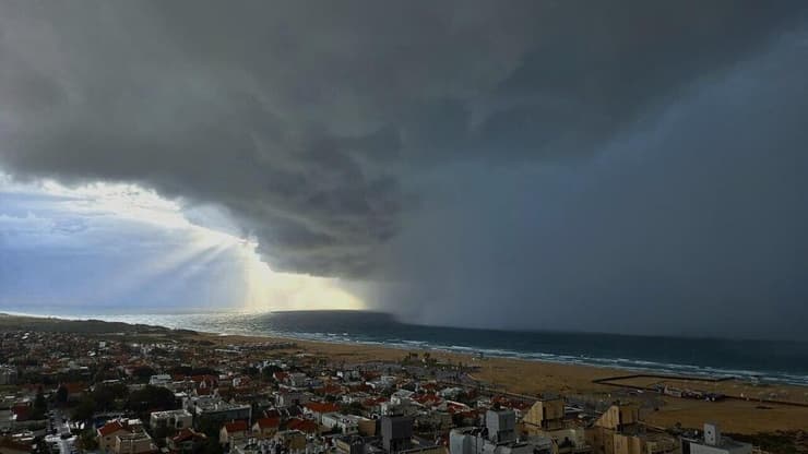 מזג אוויר חורפי באשדוד