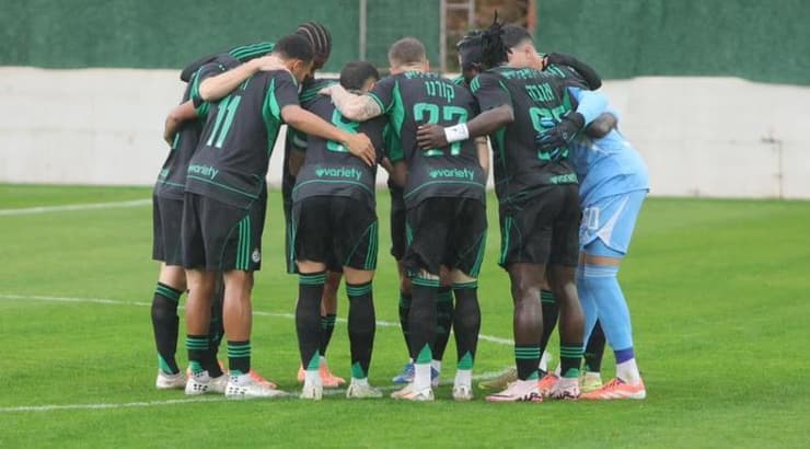 שחקני מכבי חיפה דרוכים