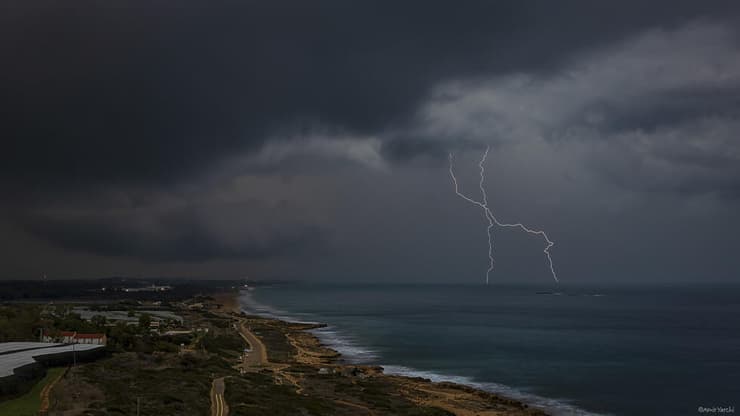 סופת "ביירון" בגליל המערבי