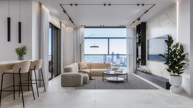 דירות מרווחות במיוחד. פרויקט C ONE הקוממיות