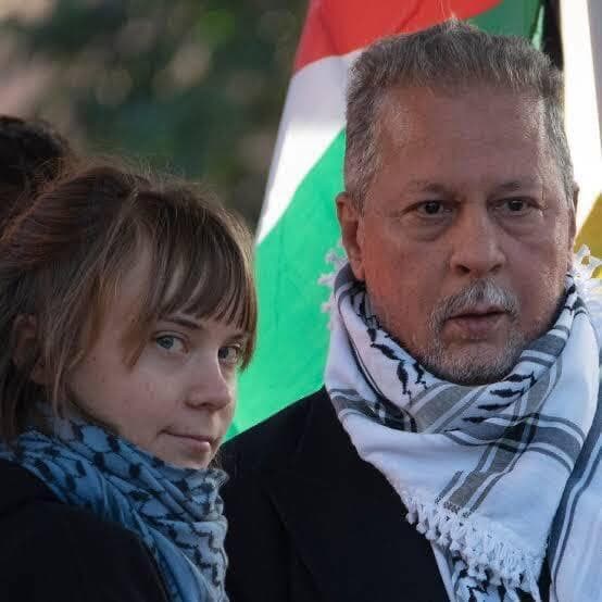 מעצר פעילי חמאס מוחמד חנון עם גרטה טונברג